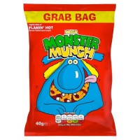 Monster Munch Sweet & Spicy Flamin' Hot 40g - Best Before: 15.11.25